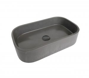 Rounded Rectangle Concrete Basin